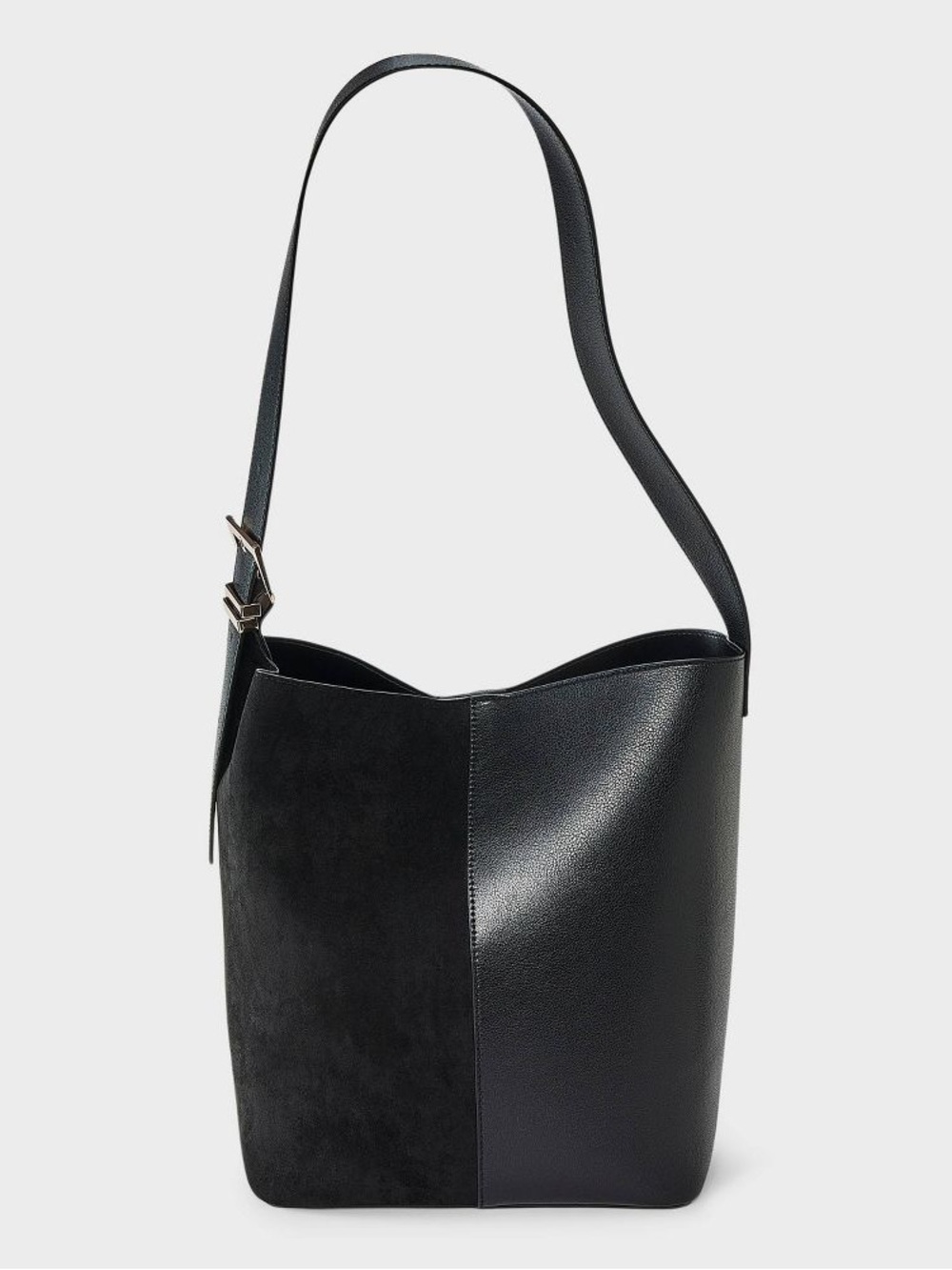 Shoulder Bucket Bag - A New Day Black